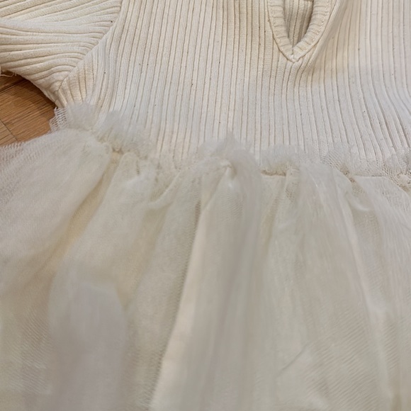 Zara Tulle Dress Cream size 12-18 months - Picture 8 of 9